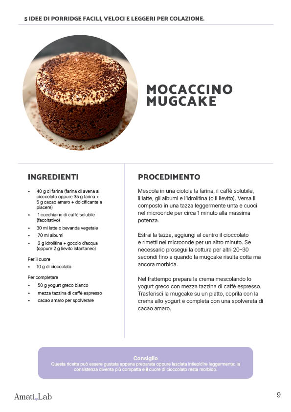 5 Mugcake veloci per una colazione sana - immagine 3